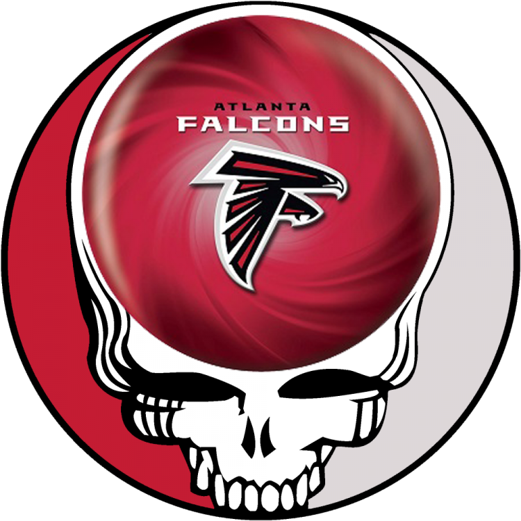 Atlanta Falcons skull logo DIY iron on transfer (heat transfer)